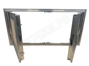 Люк-дверь под плитку Техно 2 створки Люк-дверь под плитку Техно 2 створки