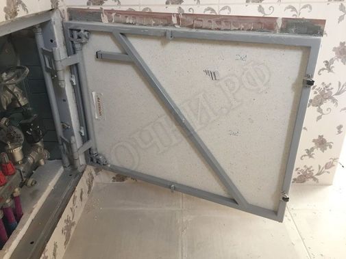 Люк под плитку Нажимной Железяка 600*1300 Люк под плитку Нажимной Железяка 600*1300