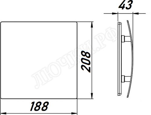 Вытяжной вентилятор Awenta System+, Silent, 125, KWS125H, PEE125, Бежевый, пластик Вытяжной вентилятор Awenta System+, Silent, 125, KWS125H, PEE125, Бежевый, пластик