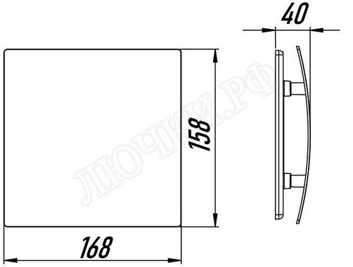 Вытяжной вентилятор Awenta System+, Turbo, 100, KWT100W, PEGR100M, Красный матовый, стекло Вытяжной вентилятор Awenta System+, Turbo, 100, KWT100W, PEGR100M, Красный матовый, стекло