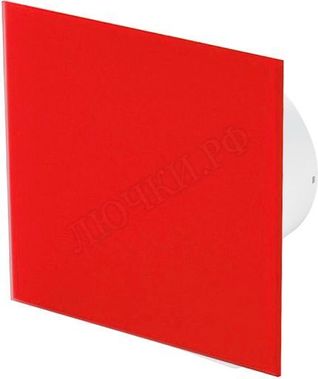 Вытяжной вентилятор Awenta System+, Silent, 125 KWS125W, Trax Glass, PTGR125P, Красный глянцевый, стекло Вытяжной вентилятор Awenta System+, Silent, 125 KWS125W, Trax Glass, PTGR125P, Красный глянцевый, стекло